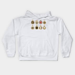 Antique Watch Collection Kids Hoodie